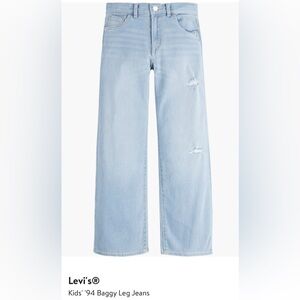 Levi's Kids Blue Distressed Jeans